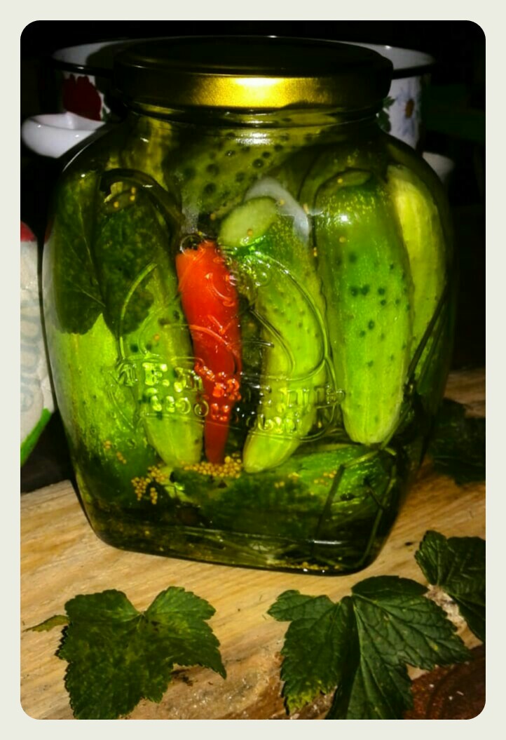 🌻Острые маринованные огурчики🌻