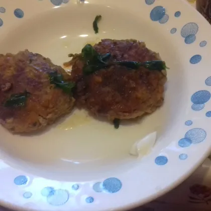 Котлетки с мясом и овощами