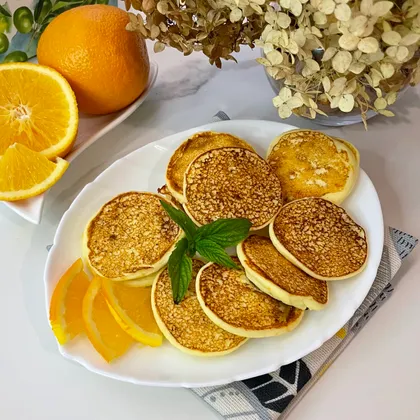 Творожные оладьи с ноткой цитруса