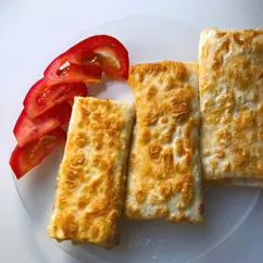 Лаваш жареный с сыром