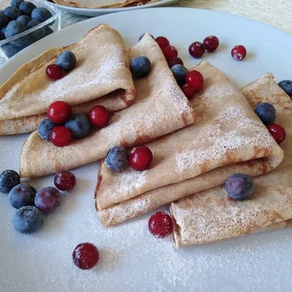 Блинчики с гречневой мукой🥞