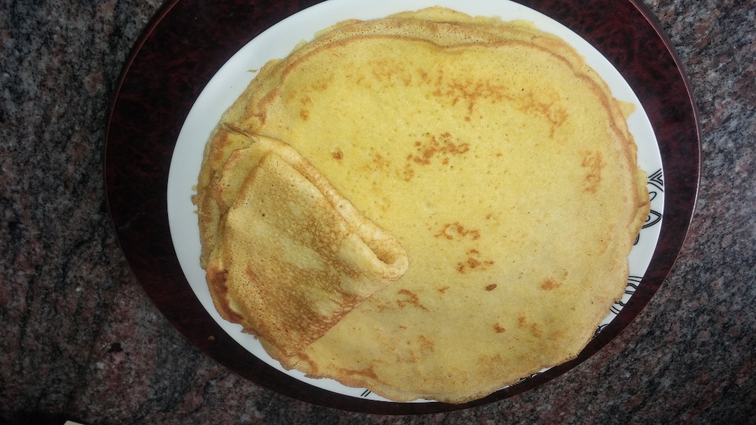 Блинчики с кукурузной мукой