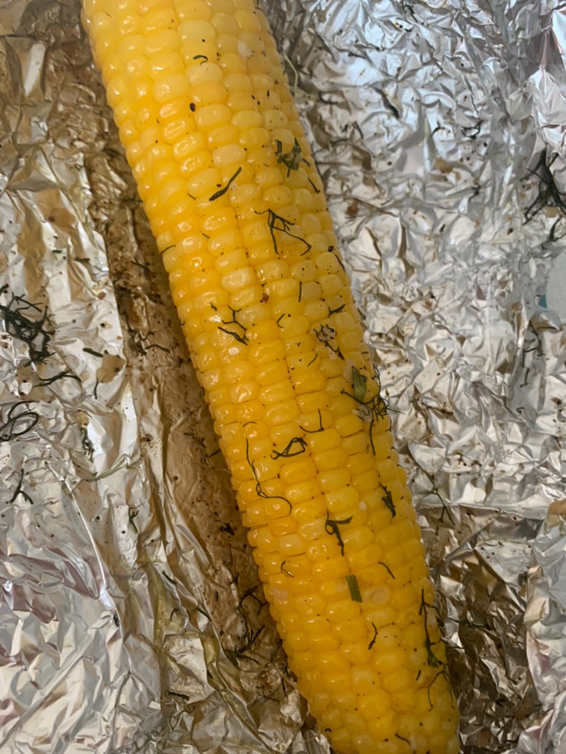 Сладкая кукуруза запечённая в фольге