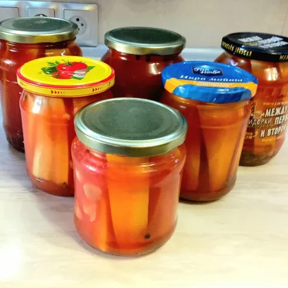 Кабачки в томатном маринаде