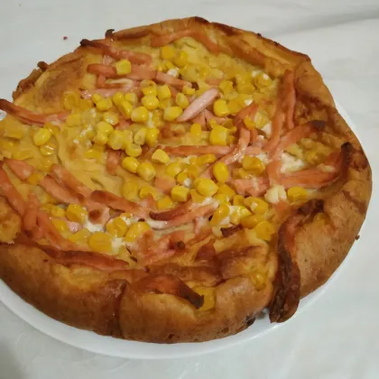 Самый ленивый пицца для детей на сковороде