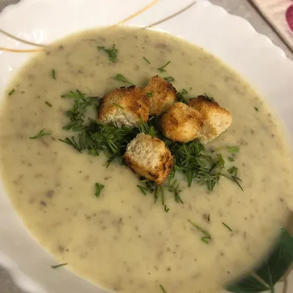 Французский крем - суп из шампиньонов