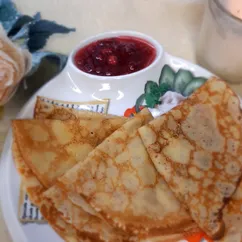 Блинчики на молоке 