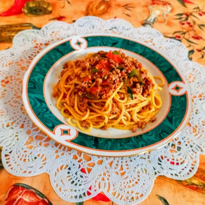Спагетти в томатно-мясном соусе 'Болоньезе'  