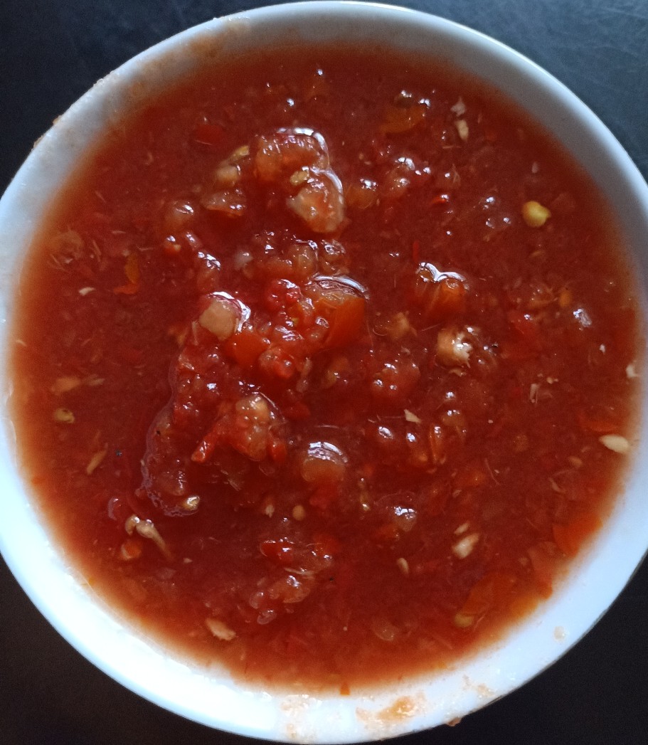 Заготовка томатной аджики на зиму