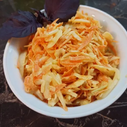 Коул Слоу - салат из капусты с морковью