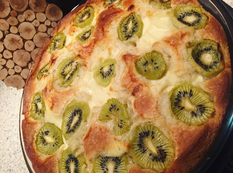 Домашний пирог с киви 🥝