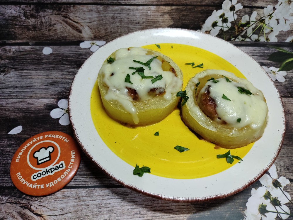 Кабачки с рубленой курицей