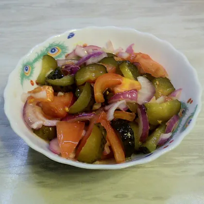 Зимний салат из овощей