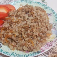 Гречка с мясом по - быстрому