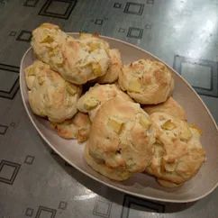 Мягкое яблочное печенье