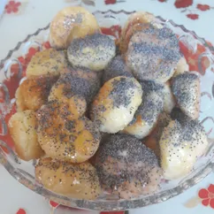 Пончики со сгущенкой и маком 🍩☕🍬