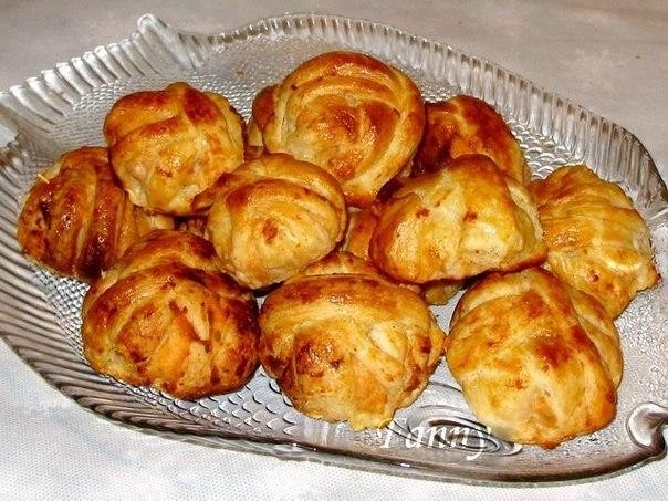 Рыбные шарики в слоёном тесте