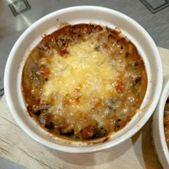 Шампиньоны с сыром запеченные 