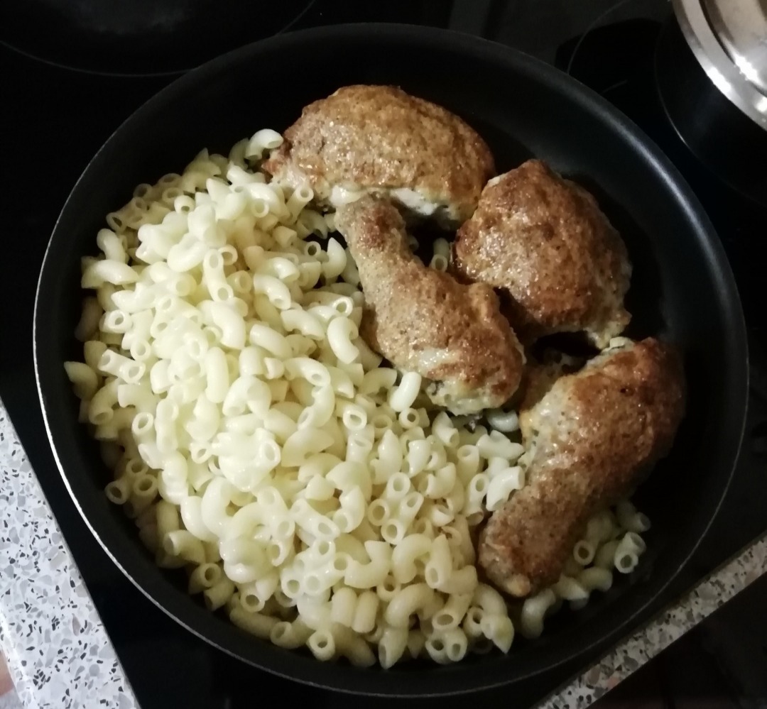 Моя курочка, как в KFC с макарошками на гарнир