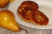Сырники с грушами
