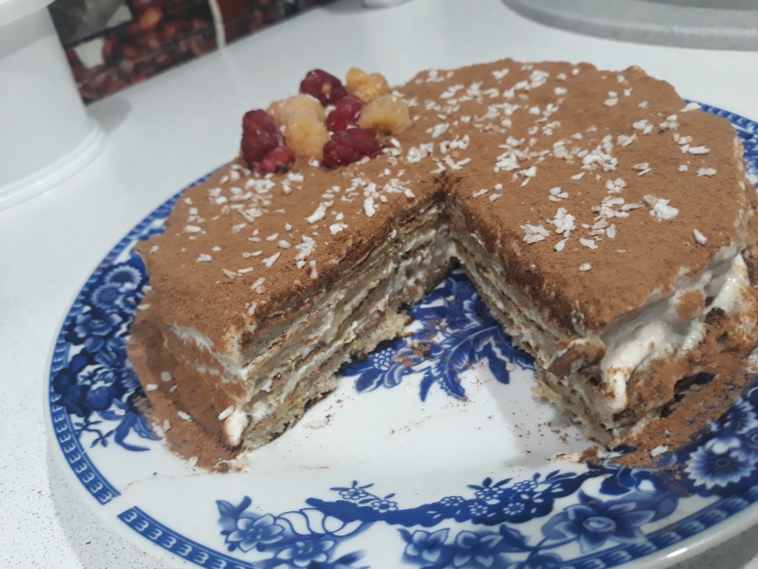Торт из банановых панкейков