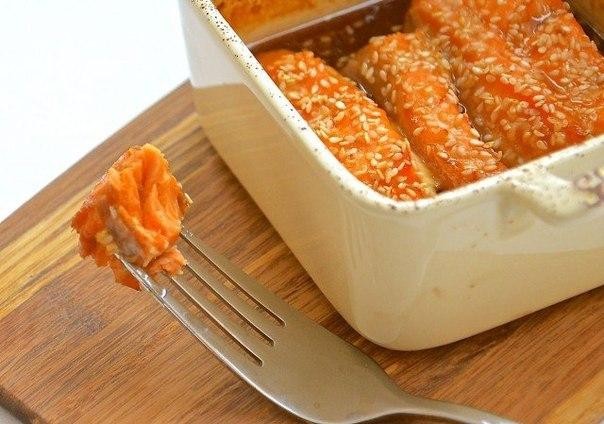 Рыба в медово-лимонном маринаде