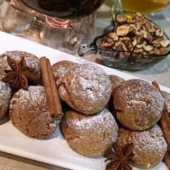 Печенье медовое с корицей и орехами🍪