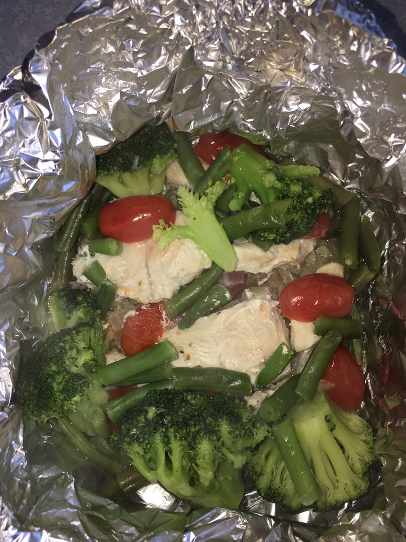 Готовим пп обед 🥗 в фольге