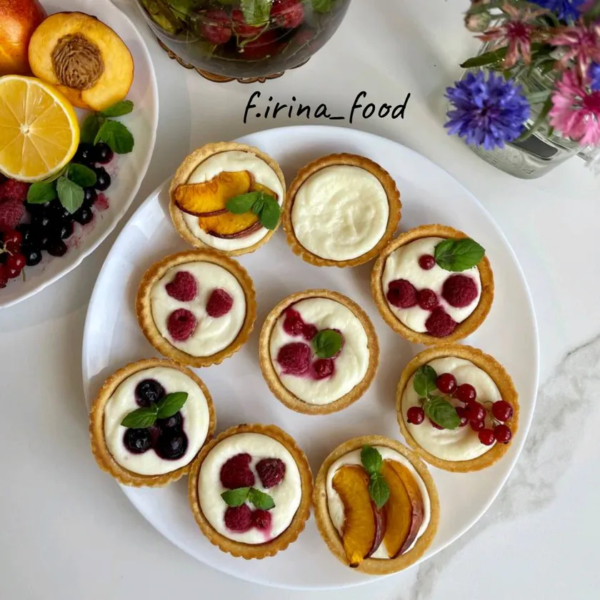 Мини-чизкейки в тарталетках