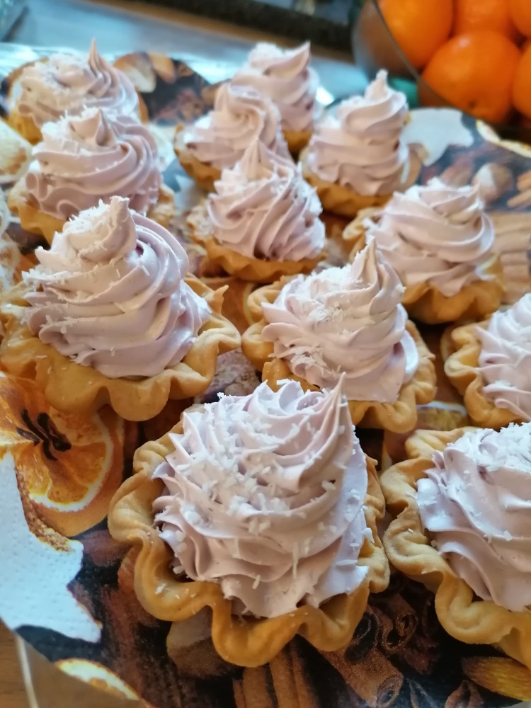 Пирожное "Малиновое облачко" 🧁