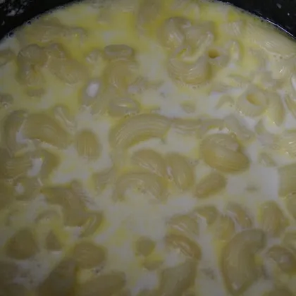 Молочный суп с макаронами
