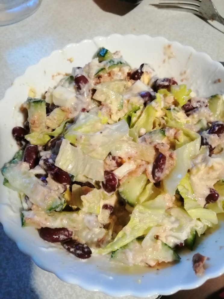 Белковый салатик