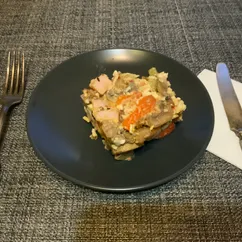 Салат с говяжьим языком «Рождественский»