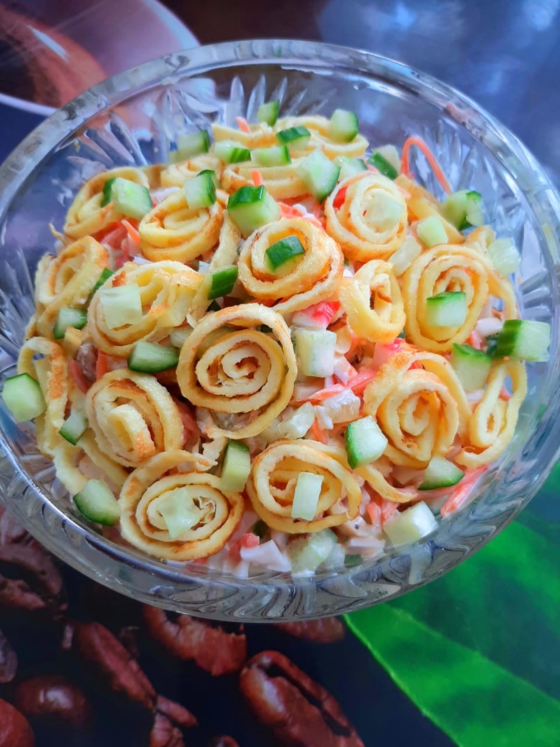 Крабовый салат рецепт с фото пошаговый от Альбина ✈ - конференц-зал-самара.рф