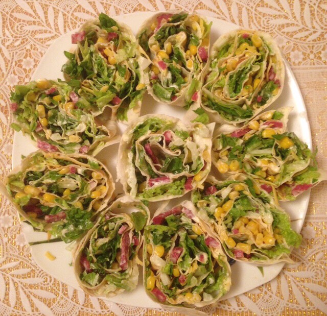 Рулет из лаваша