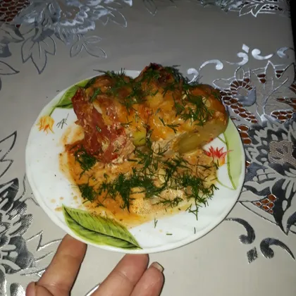 Кабачково-помидорная запеканка с мясом