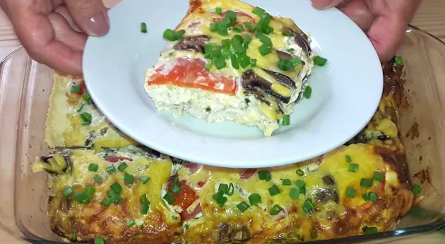 Куриное филе в сметанно-сырном соусе с овощами!