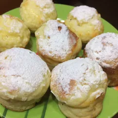 Воздушные творожные кексики🧁