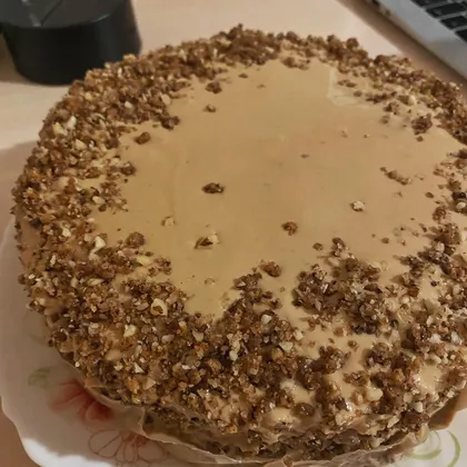 Орехово-кофейный торт