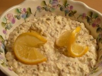 Салат из печени трески (минтая) с овощами
