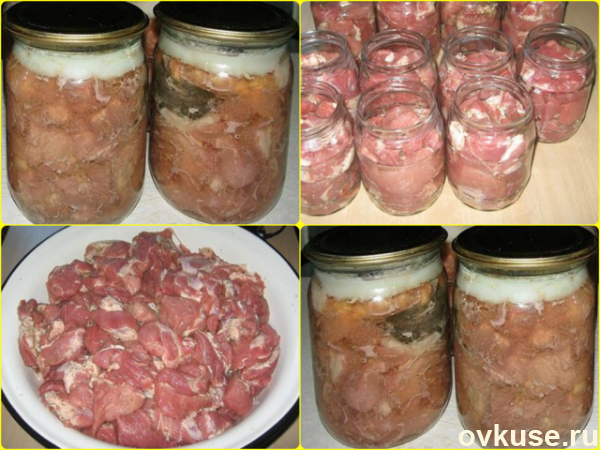 Тушенка из свинины, готовим дома