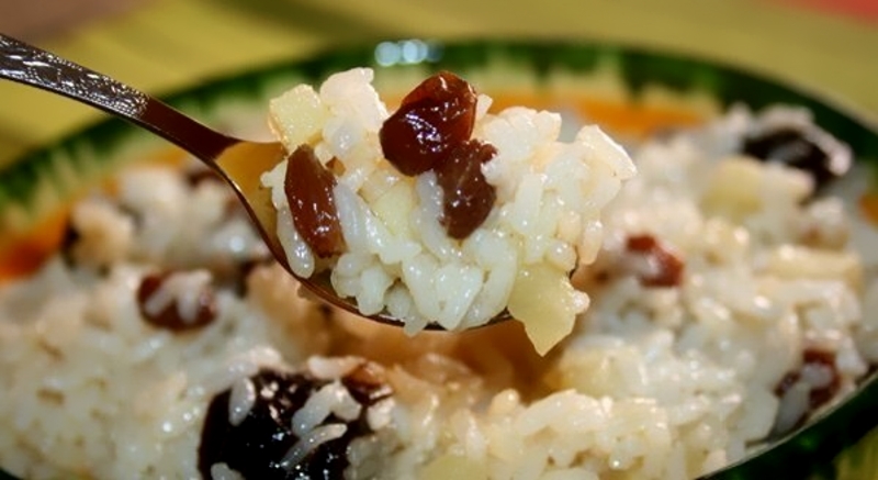 Сладкий рис с изюмом и сливочным маслом простой рецепт пошаговый