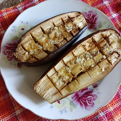 Баклажаны с чесночным маслом