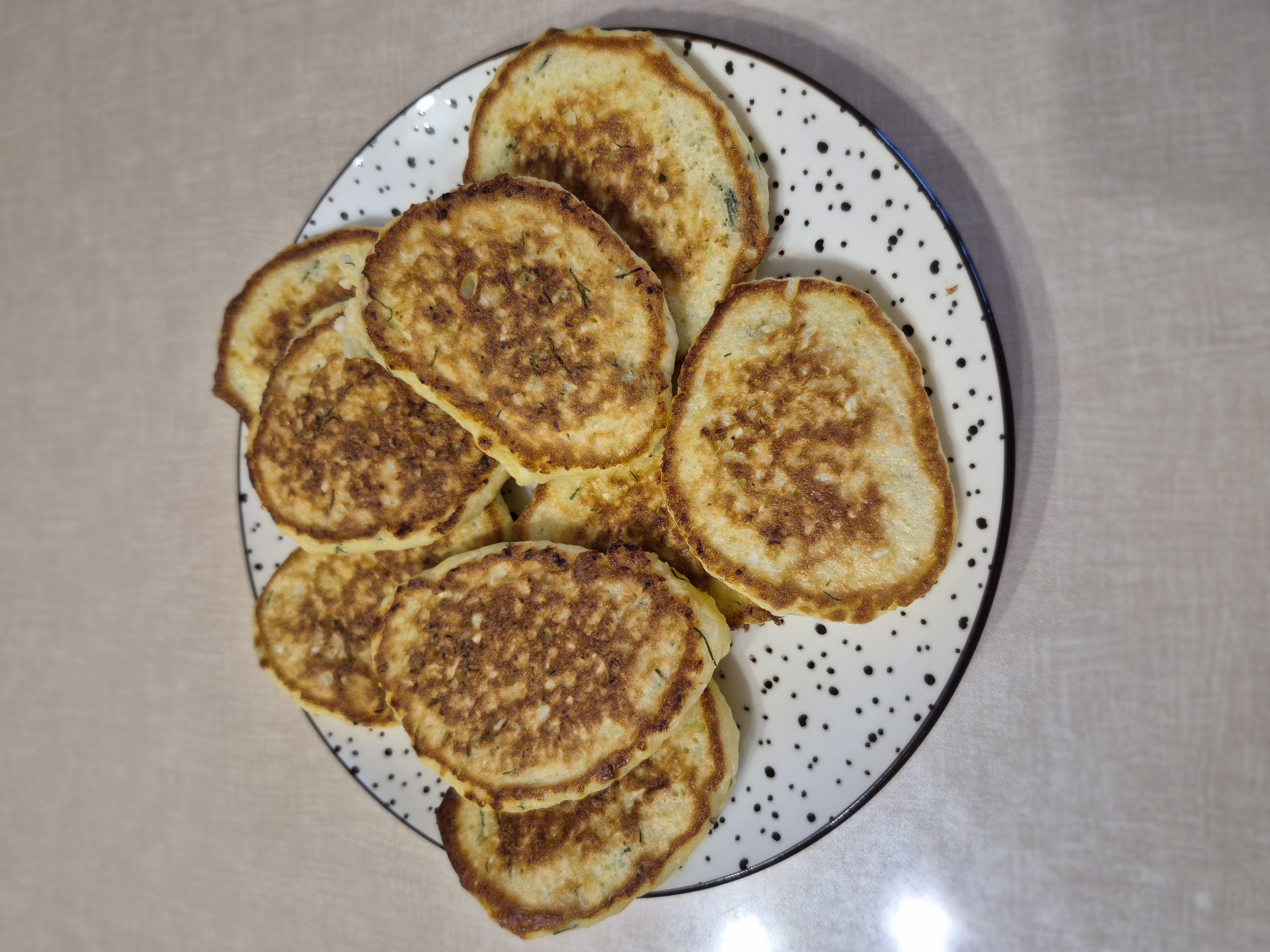 Капустные оладьи 