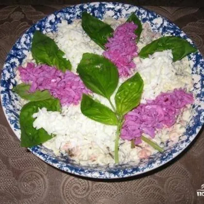Салат "Букет сирени"👋👋👋