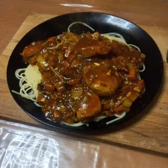 Гуляш из свиной вырезки