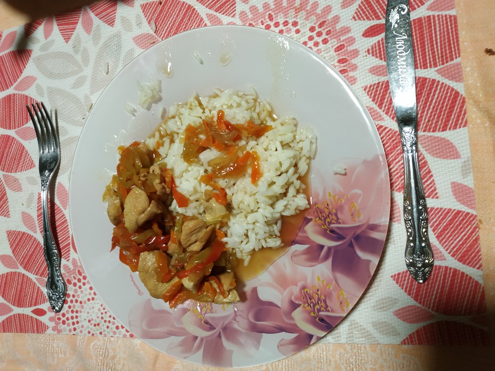 Куриное рагу по-тайски