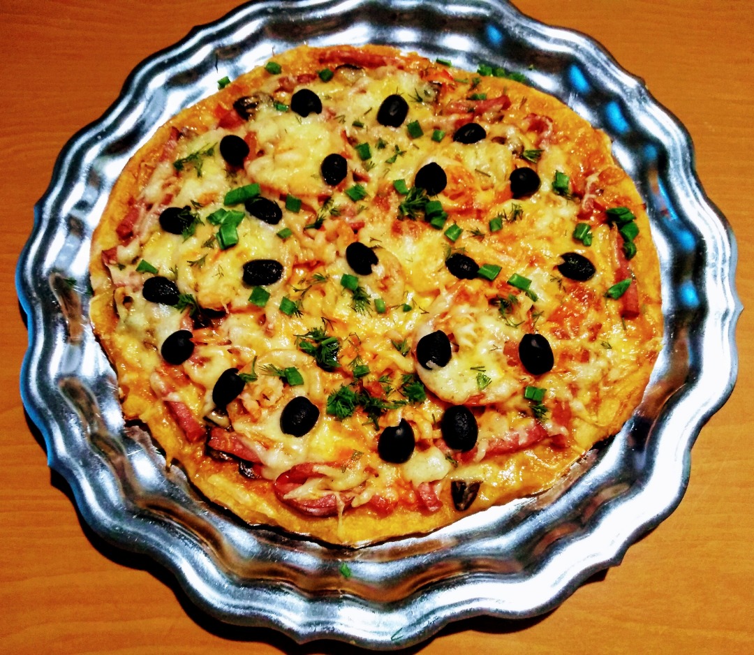 Домашняя пицца в духовке из дрожжевого теста
