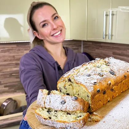 ТВОРОЖНЫЙ КЕКС С ИЗЮМОМ 'Наслаждение' (Рецепт кекса в духовке)