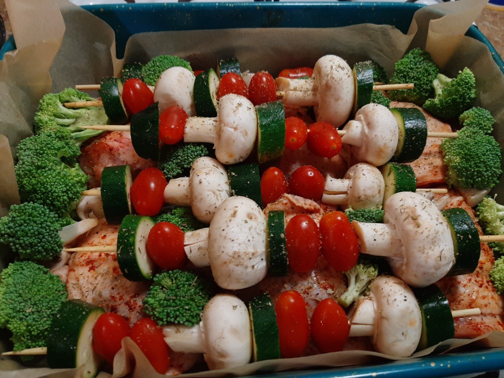 рецепты овощи на шпажках в духовке | Дзен